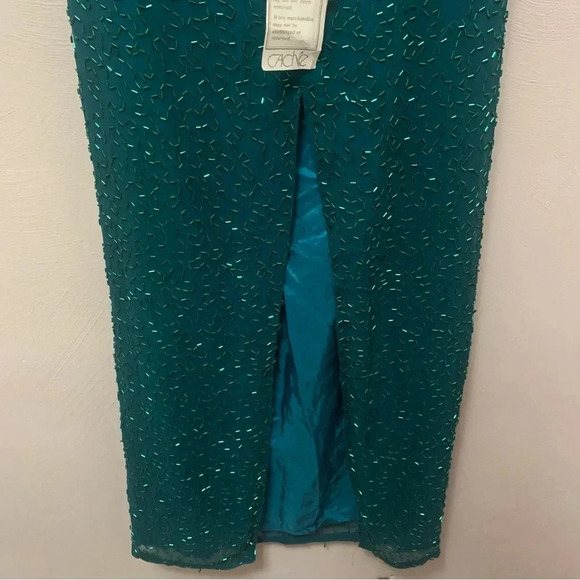 Cache Vintage Silk Beaded Gown - Picture 8 of 13